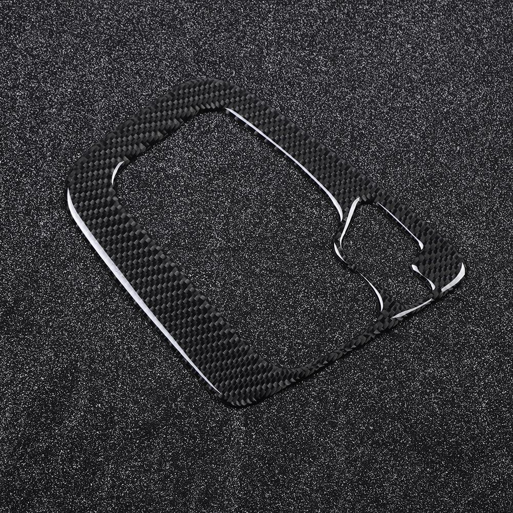 Carbon Fiber Left Hand Drive Center Control Gear Panel Cover Trim Fit for 3 Series E46 1998 2005