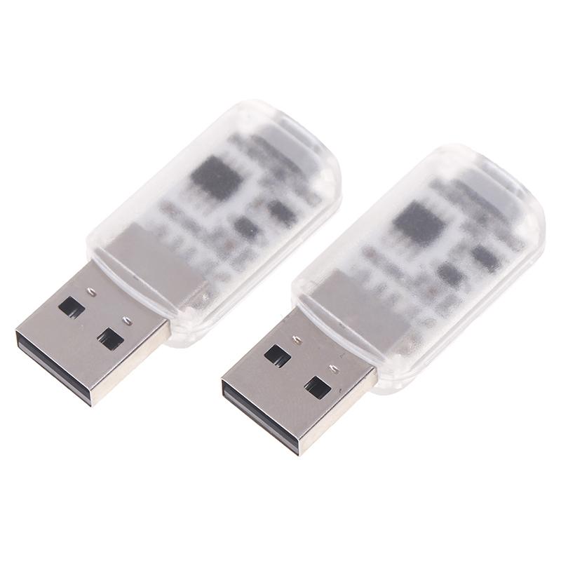 2Pcs Mini Usb Car Ambient Lighting 7 Colors Led Mood Lamp Neon Atmosphere Plug-In Light Laptops Sockets Night Lamp