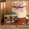 Exquisite Retro Jewelry Box - Luxurious Wedding & Birthday Gift for Accessory Storage