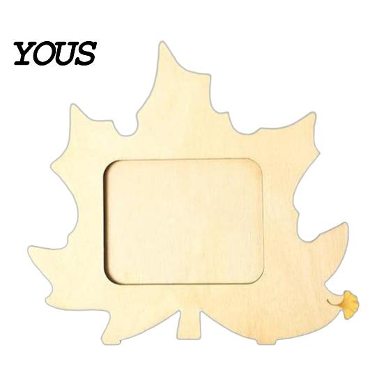 Thanksgiving Table Decoration Wooden Pumpkin Photo Frame, Halloween DIY Paintable Craft for Kids, Blank Handmade Holder Wood Picture Holder,