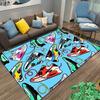 Fashion Shoes Sneakers Logo Print Carpet Rug for Living Room Corridor Bedroom Machine Washable Kid Room Play Floor Mat Gifts