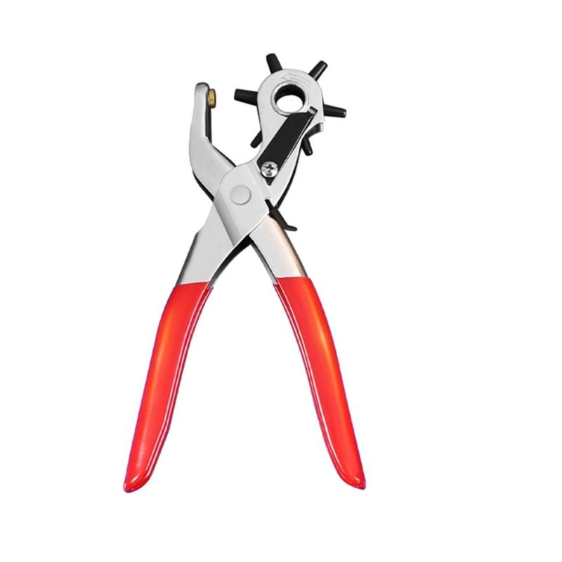 

Multifunctional Leather Punching Pliers Belt Round Hole Sewing Machine Household Bag Leather Tool Puncher Hand Tool