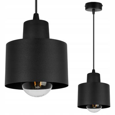 MODERNE DECKENHÄNGELEUCHTE SCHWARZE LED-LAMPE