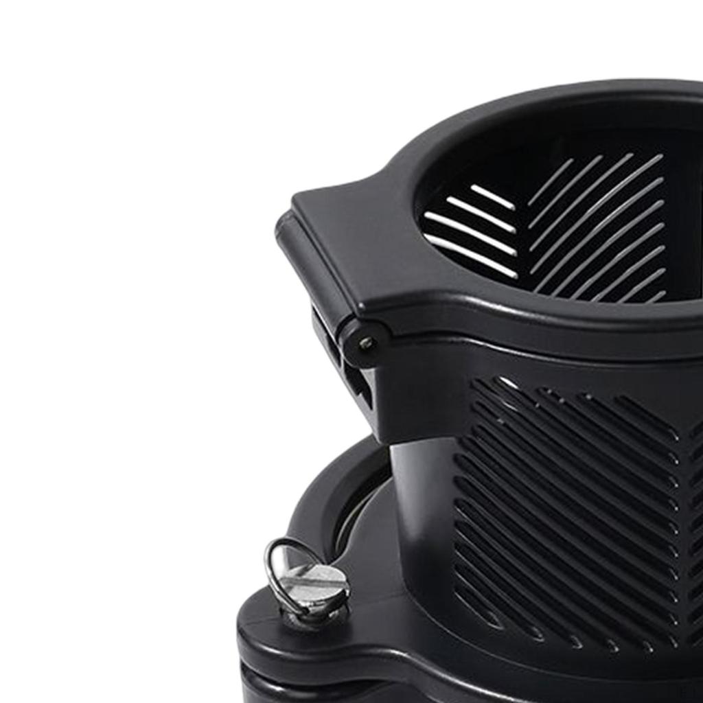 Detachable Car Cup Holder Rotating Base Attachment Multifunctional Black Tray Automotive