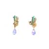 Blue Squid Earrings for Women PalnartPoc Palnart Poc Official Bluff Superior Gift Firefly Squid Earrings