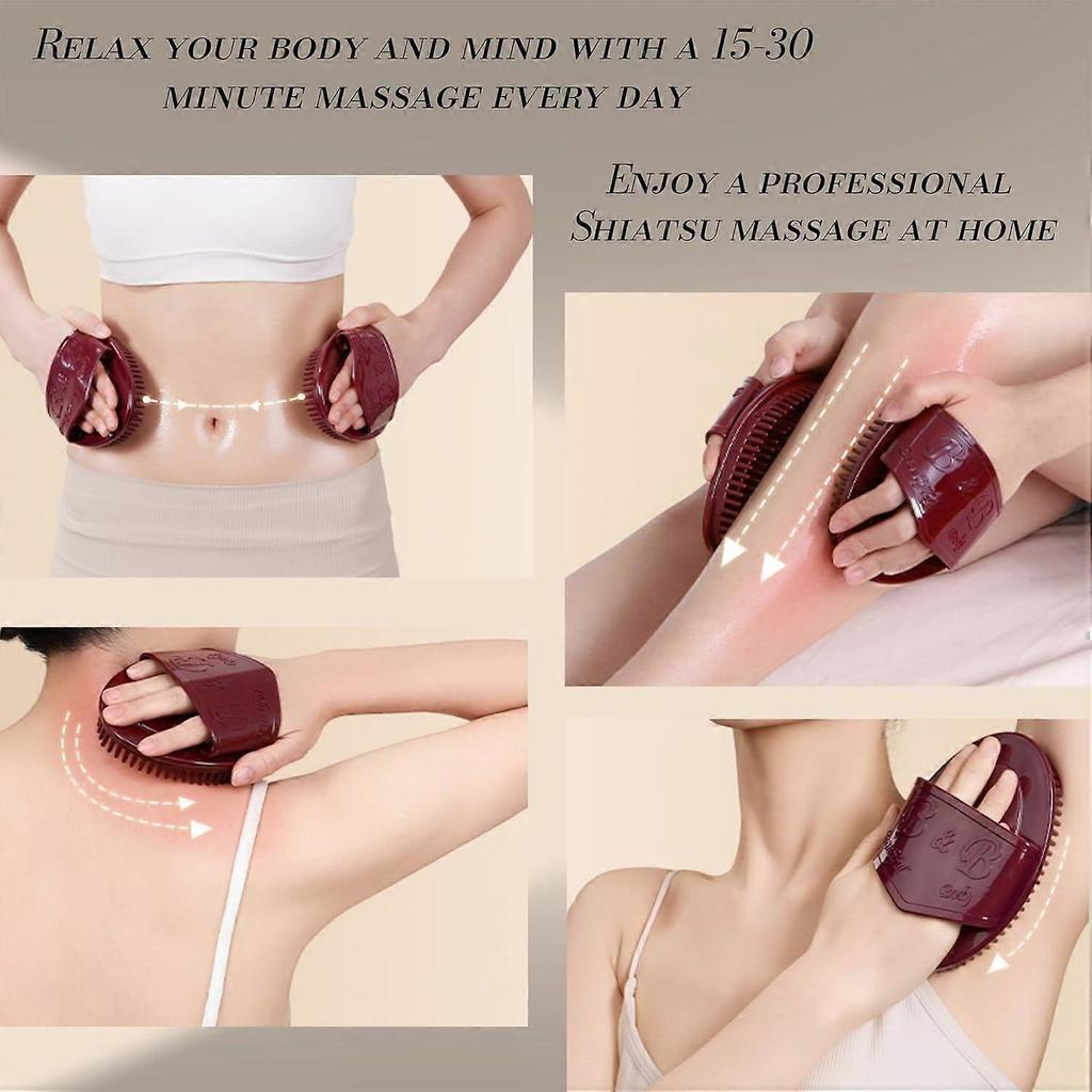 Meridian Brush Massage, Beauty Salon Professional Custom Meridian Brush, Full Body Relaxation Tools,Combine Comfort and functionality to Provide a spa