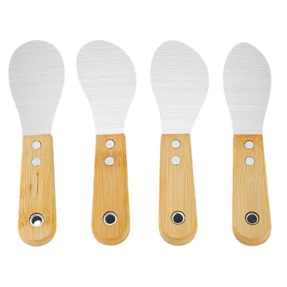 4Pcs High Hardness Stainless Steel Glue Scraper Thickened Caulk Grout Remover  Construction Use 4Pcs