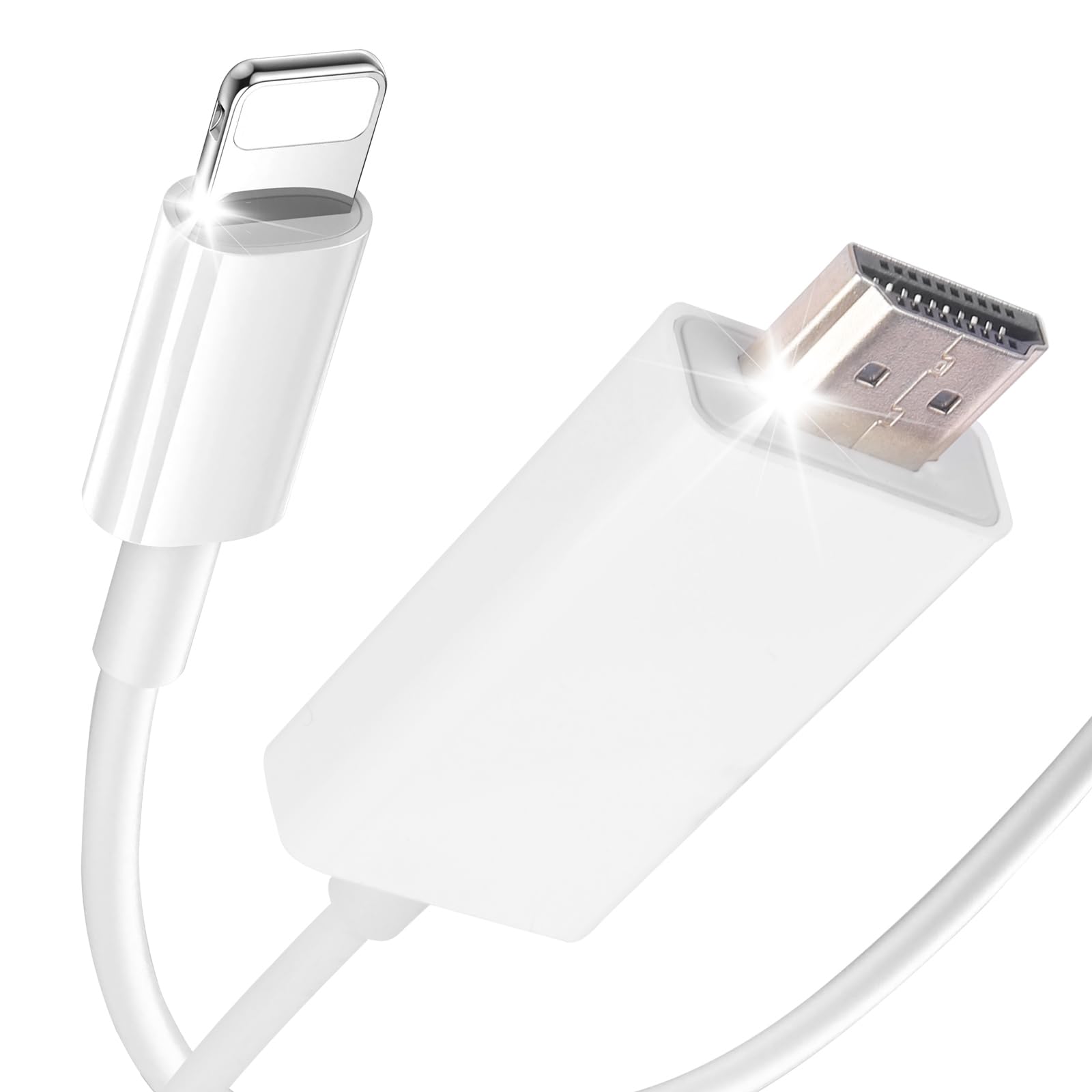 

Новый HDMI-кабель-переходник Lightning HDMI, 2 м, аудиовыход синхронизации, без задержки, без необходимости в питании, без настроек, простое подключение, подключение к одному экрану телевизора