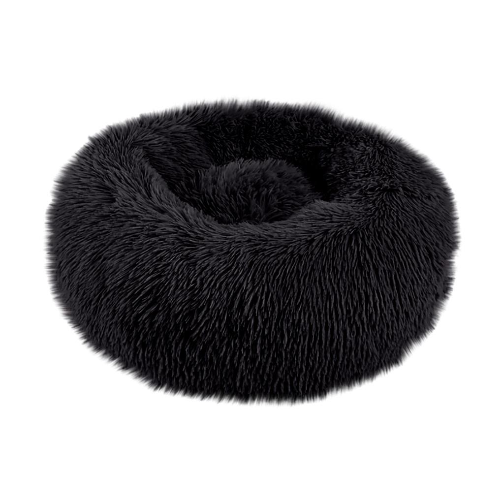 Round Deep Pet Bed Plush Soft Comfortable Nest for Dogs and Cats Washable Removable Cover Suitable for Small Medium Large Pets