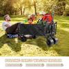 Chariot à main pliable pour la plage, le camping, le shopping - chariot à main pliable