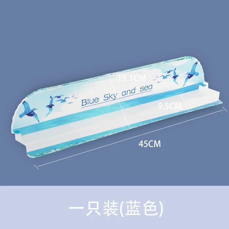 1pc Kitchen Sink Splash Guard Splatter Screen Bar Silicone Countertop Heightenin Bar Water Baffle Plate Splash Sink Guard Baffle синий