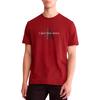T-Shirts Men's Red Crew Neck Moderate 40EM286-600