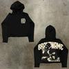 Men's Hoodie Y2K Harajuku Hip-hop Cartoon Graphic Print Jumper Fashion Casual Loose Sweatshirt Men
