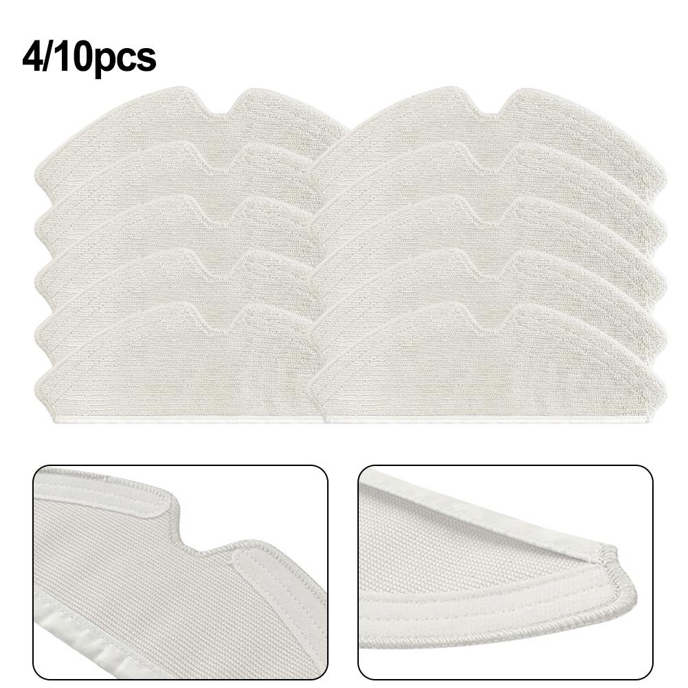 4 or 10 Pack Mop Cloth Wipe Kit for Inic I9 Robot Vacuum Cleaner Essential Replacement Accessories for Clean Floors