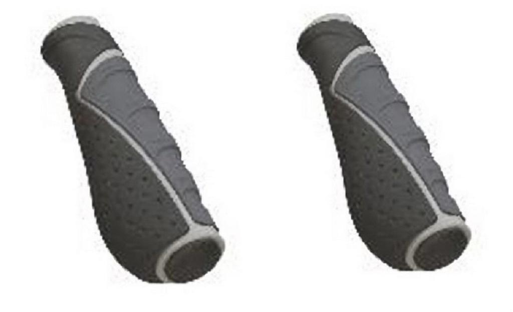 Captain Stag Ergo Grip 130mm with End Caps, Black, Y-2269