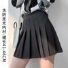 Women High Waist Wool Pleated Mini Skirt 2026 Fall Slim A-line JK School Style Anti-chafing Safety Liner Two Length Options