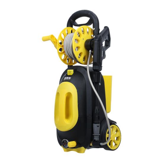 Hochdruckreiniger, Elektrischer Hochdruckreiniger, 80BAR Hochdruckreiniger, 1,5KW Hochdruckreiniger mit Induktionsmotor, Automatische Abschaltung, Manometer