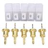 5Pcs Countersink Drill Bit Set 14in Adjustable Hex Shank 2.84mm Cone Hole Counterbore Router with