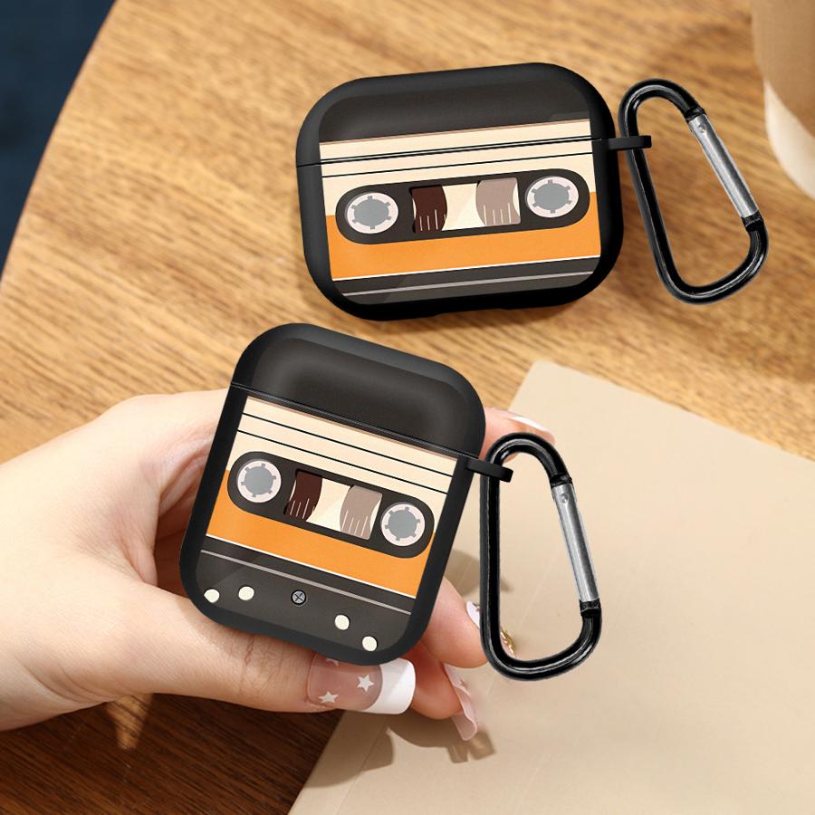Creative Cassette Tape Earphone Cases Cover Case For Airpods Pro2 4 Pro3 1 2 3 Pro
