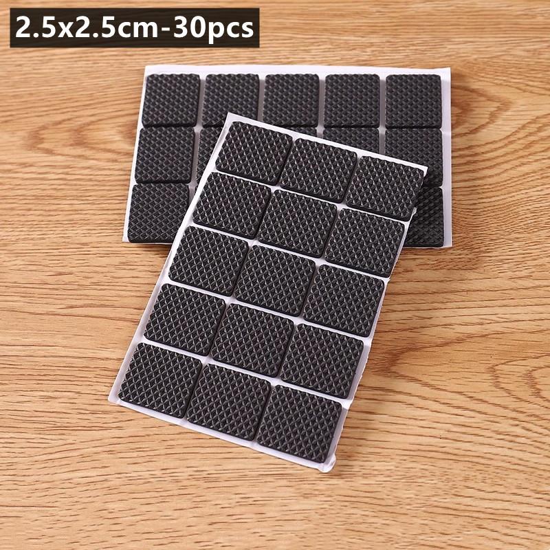 Gumové podložky pro nábytek na nohy židlí Protiskluzová podložka Tlumič nárazníku Samolepící chránič nohou stolu Ochranné podložky na podlahu Hardware