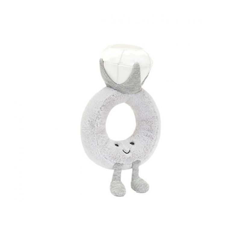 

JELLYCAT Fun Items Series Playable Diamond Ring Doll Plush Doll 20cm Tall Box Not Included