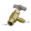Single Puncture Installation R134A Can Tap Kit Brass Construction Controlled Gas Transfer Air-conditioning Installation