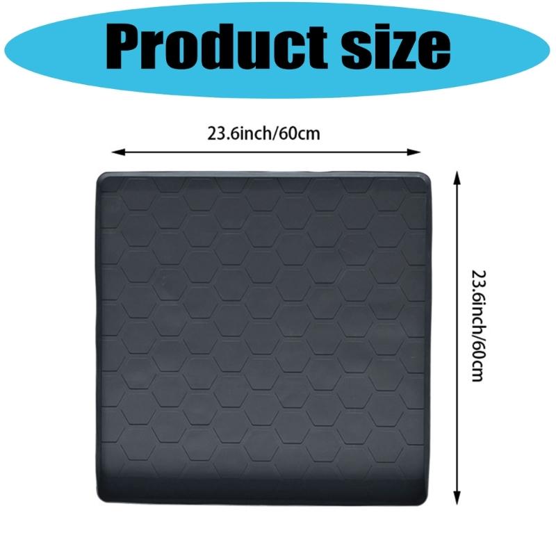 Multipurpose Silicone Pad, Flexible Appliance Cover for Washers, Dryers, Refrigerators, and Under-Sink Cabinets
