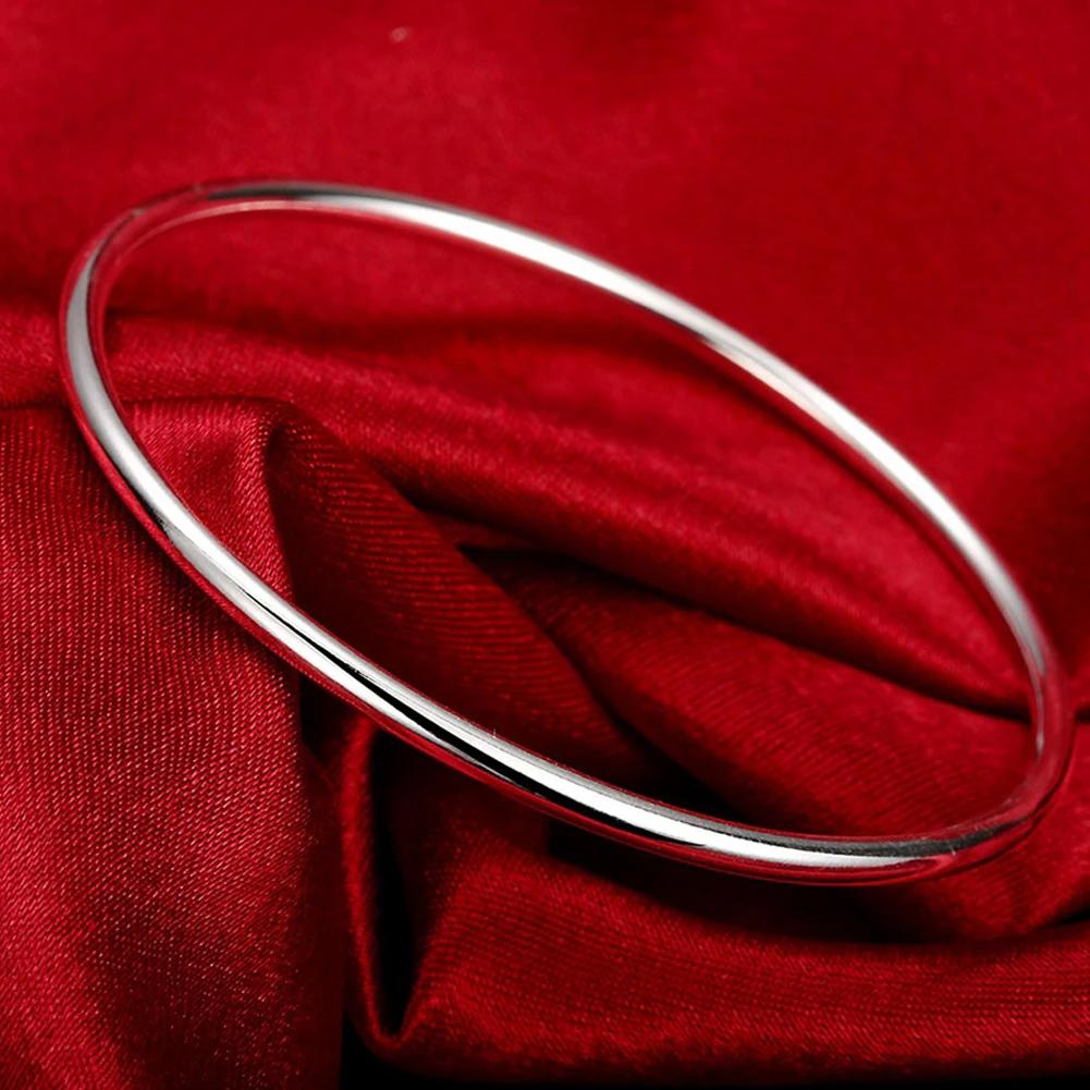 Bracciali Trendy in Argento 925 Braccialetto Charms Carini Aperti per Donne Gioielli di Moda Regolabile Dimensioni Bracciale Manicotto Festa di Matrimonio