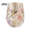 Luxury Decorative Glass 3D Animal Stemless Wine Glass Ocean Inspired Details Elegant Clear Gifts Cup Durable Drinkware for Home Kitchen And