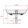 Sink Drain Cover Stainless Steel Kitchen Sink Strainer 80mm Filter Drain Cover Water Sealing Tools Replacement Spare Parts