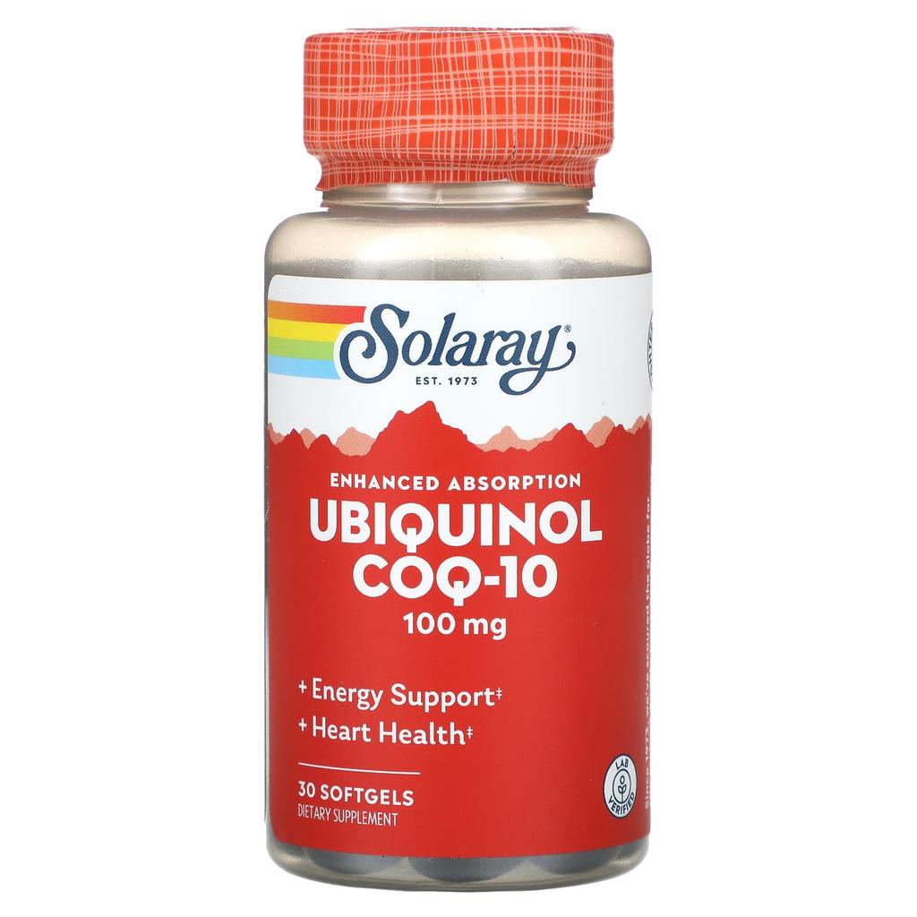 Ubiquinol Coq10, Enhanced Absorption, 100Mg, 30 Softgels
