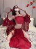 Ancient Style Noblewoman Embroidered Hanfu Lingerie Set