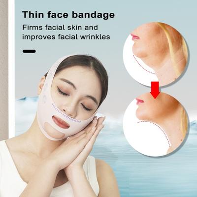 Frauen V elastische verstellbare Gesichtsbandage Former Doppelkinnspanner Riemen wiederverwendbare vollständige Kontur Gesichtsabnahme