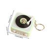 Mini Gramophone Keychain Charm Retro Gramophone Pendant with Recording Music Playback Function Cute Bag Charm for Backpack Fun Gift Idea