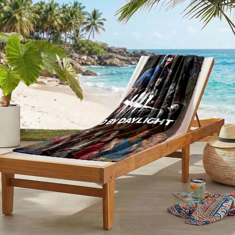 Dead Daylight Fashion Beach Towel: Ideal for Summer Adventures Soft, Absorbent and Quick Drying Suitable for Swimming and Bathing