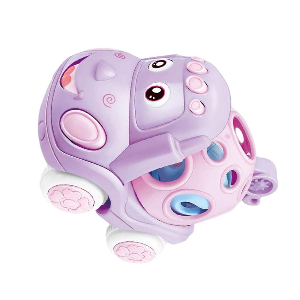 Funny Cartoon Bear Inertia Car Toy for Kids Enhances Fine Motor Skill for Children Interactive Toy Car Push and Go Toy