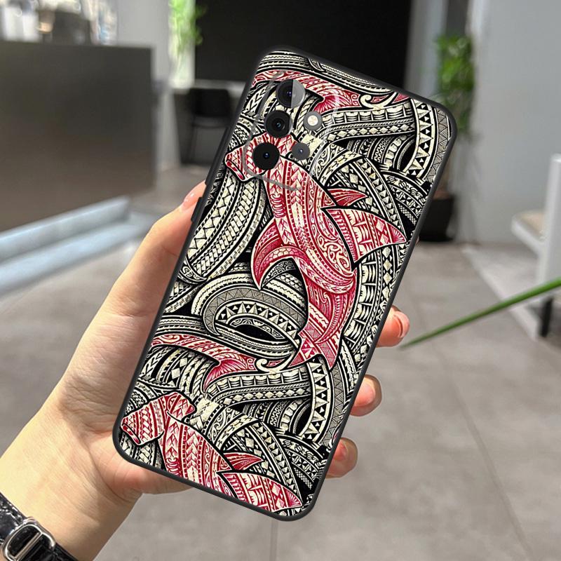 Traditional Hawaiian Island Tattoo Case For Samsung Galaxy A22 A32 A52 A15 A16 A05 A26 A36 A56 A53 A33 A13 A34 A54 A14 A35 A55