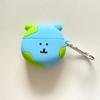 Earth Self-deprecating Bear for Airpods4 Apple Bluetooth Wireless Headset Cover 1/2/3 Generation Pro2 Silicone Creative