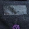 Paul Smith BLACK Flannel Wool Stainless Collar Coat 40 With Padded Liner Women Used