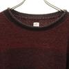 Wizzard Made in Japan Wollmischung Langarm Strick 1 Bordeauxroter Pullover Herren Gebraucht
