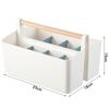 Large Capacity Divided Multifunctional Handle Marker Storage Box Desktop Pencil Organizer For Students