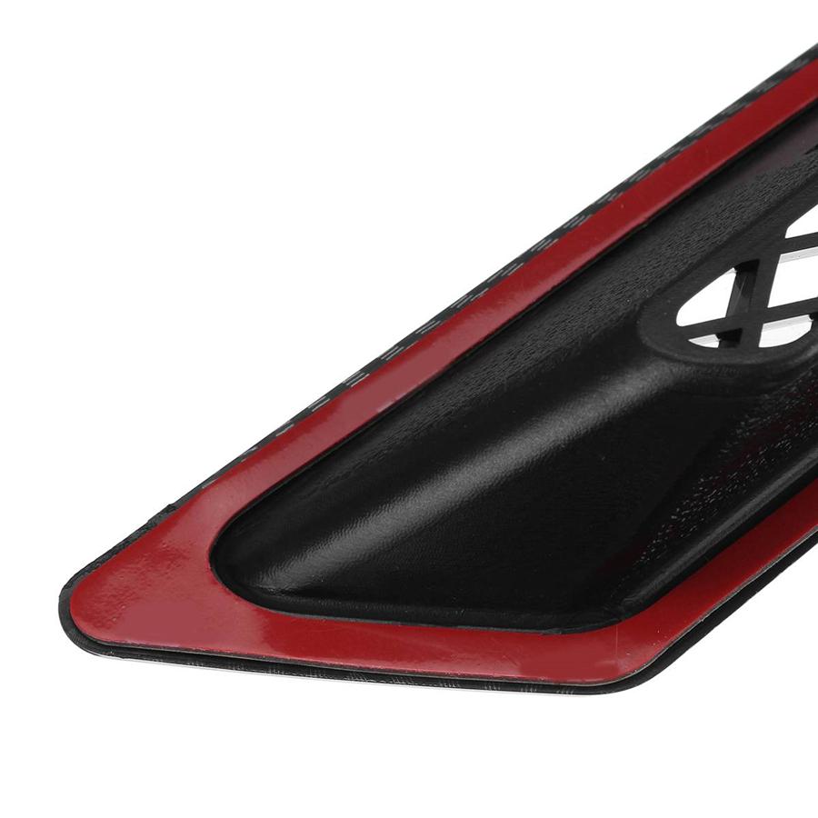 1Pc FC Style Hood Vent Front Bumper Hood Air Vent Intake Duct Carbon Fiber Look