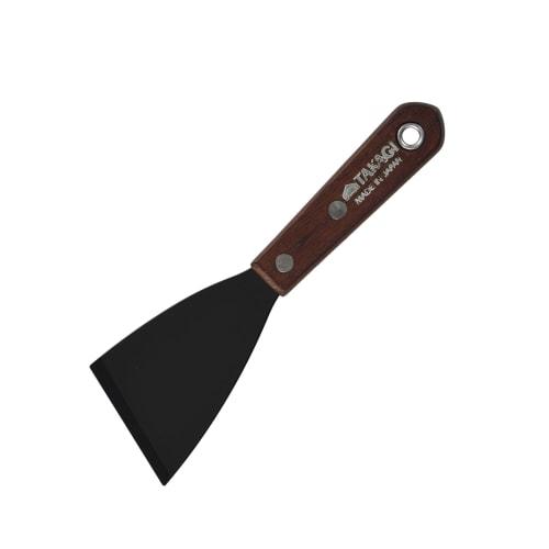 Takagi Black Cathodic Scraper, Stainless Steel, Cathodic Electrodeposition Paint, Rust-Resistant, Paint Stripper, Sticker Remover, Burnt-On Removal, R