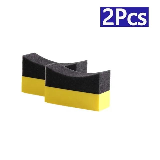 Car Professional Tyre Tire Dressing Applicator Curved Foam Sponge Pad Household Vehicles With Multifunctional Anti-dead