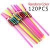 30-120PCS/Pack Creative Umbrella Decorative Straws Random Mix Color Disposable Beverage Cocktail Straw Festival Party Supply ZYF