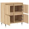 Vidaxl Chest of Drawers, Sonoma Oak, 60X35X70 Cm, Wood-Based Material