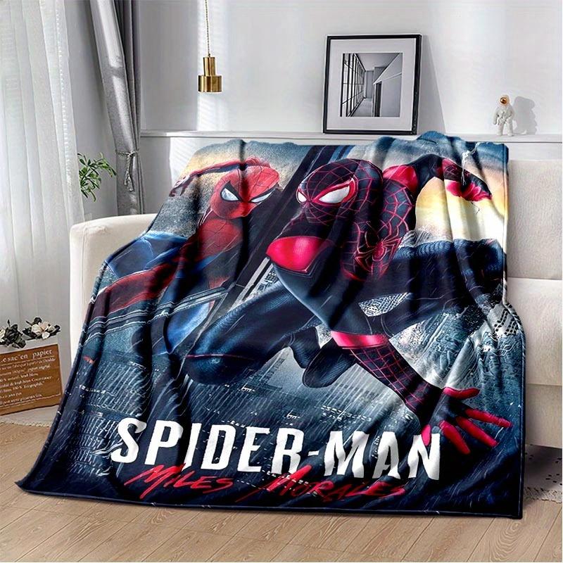 1pc Spider-Man Printing Blanket - Soft, All-Season Throw for Living Room, Bedroom,Personalized Gift with Adorable Cartoon Design