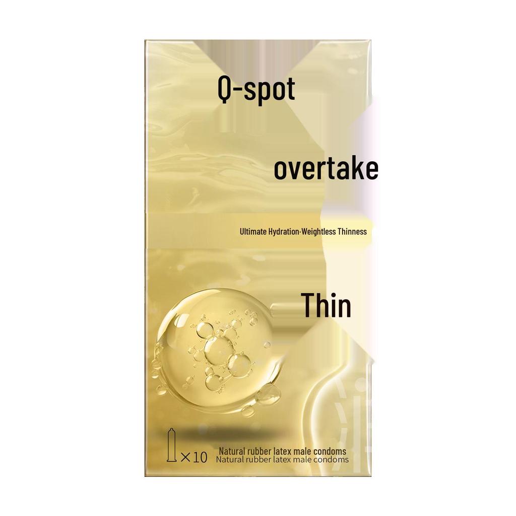Q-point Ultra-Thin Hyaluronic Acid Condoms: Long-Lasting and Safe for Enhanced Pleasure.