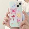 Relif 3d Butterfly Flower Ins Tulips Phone Case For Iphone 11 12 Promax 14 13 Pro Max Soft Silicone Imd Cartoon Cute Cover Capa