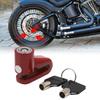 Red Motorcycle Motorbike Anti-thief Safety Security Disc Lock System W 2 Keys